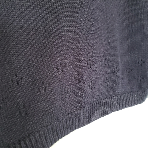 Vintage Northern Reflections Button Front Cardigan Size S Blue Floral - Picture 12 of 14